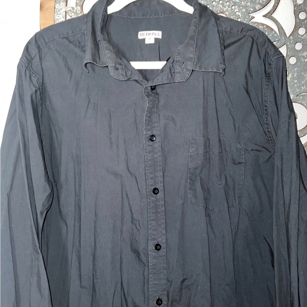 Merona Men’s button down - Picture 2 of 2
